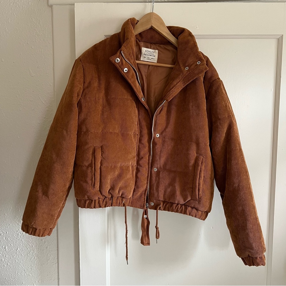 Ashley by 26 International Outerwear Corduroy Bomber Jacket Large - Picture 5 of 12
